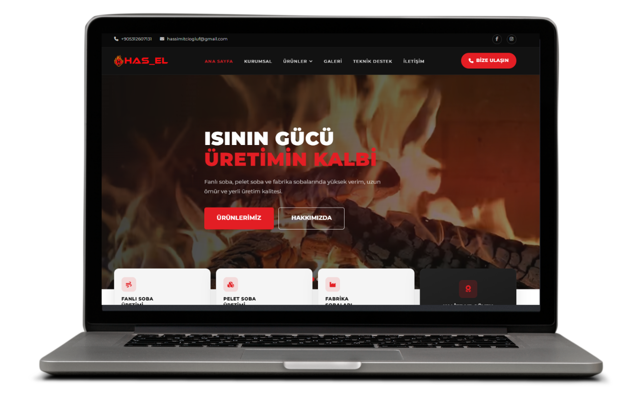 Hasel Isı Fanlı Soba - Pelet Soba Üreticisi
