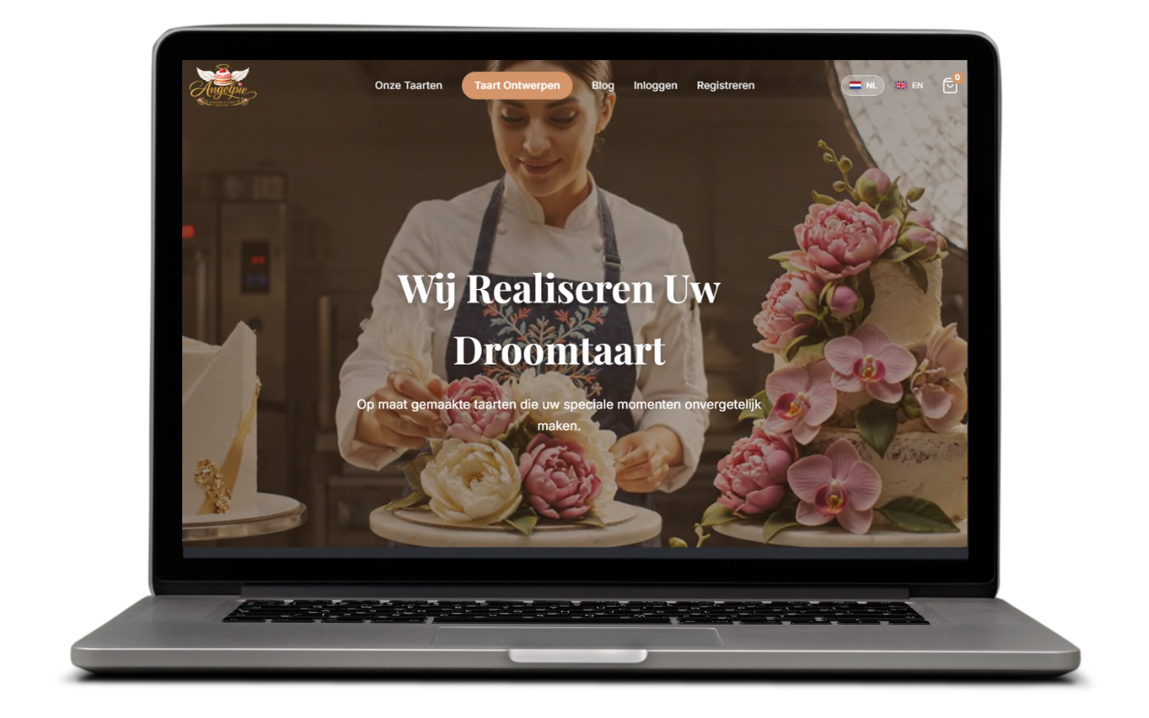 AngelPie – Özel Pasta Sipariş Yazılımı ve Pasta Tasarlama Configurator Sistemi